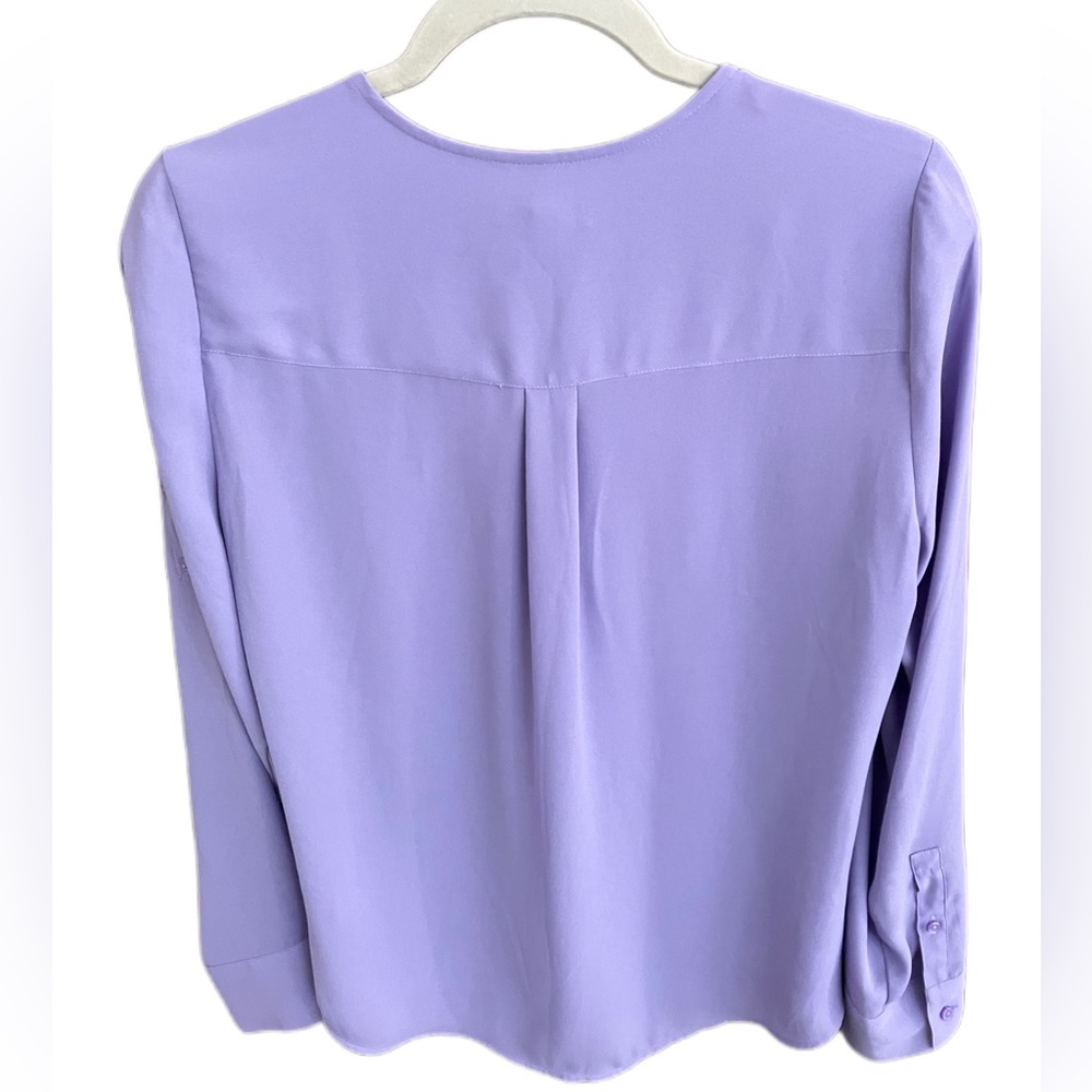 NWOT EXPRESS LILAC-LAVANDER SHIRT SIZE SP SMALL PETITE) - Picture 2 of 10